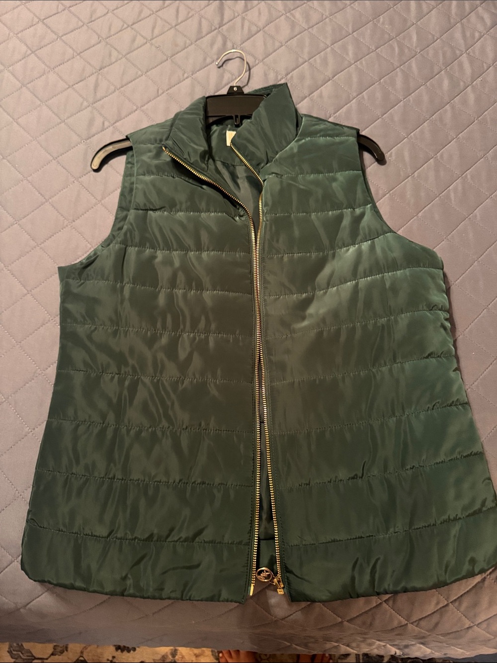 Women’s MK Quilted Puffer Vest - Green